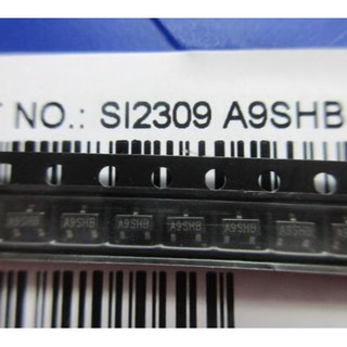 A9SHB SI2309DS SI2309 P-Channel MOSFET 10 ชิ้น