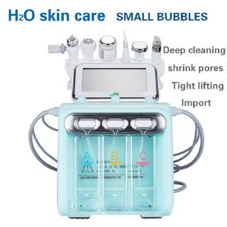 6-7 in 1 H2O Hydro Peel Microdermabrasion Hydra Blackhead acne facial cleanser Beauty Salon Facial Hydrafacial Deep Clea