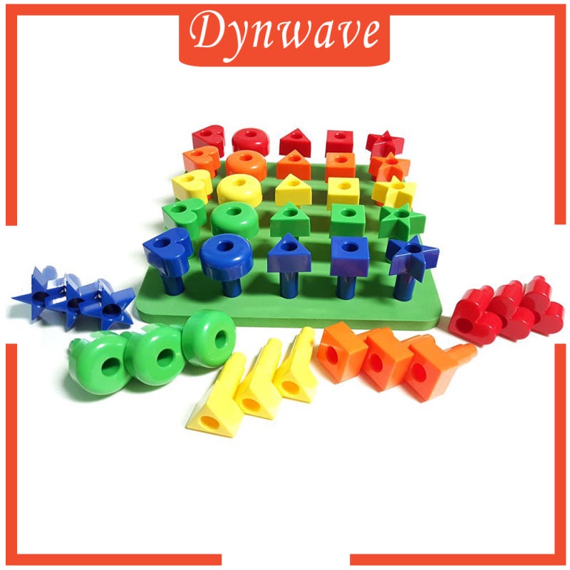 dynwave-ชุดของเล่นเกมส์ก่อสร้าง-pegboard-30-ชิ้น