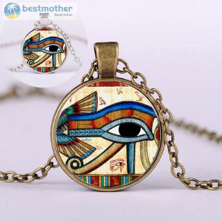 BM❤ เครื่องประดับ สร้อยคอจี้ The Eye of Horus สไตล์อียิปต์ สำหรับผู้หญิง