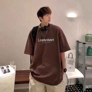 Fashionyou พร้อมส่ง🔥เสื้อยืด🍀OVERSIZE เสื้อยืดแขนสั้น สไตล์ฮิปฮอป สตรีท เหมาะกับฤดูร้อน สําหรับผู้ชาย