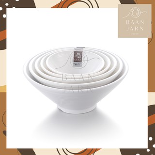 ชามก๋วยเตี๋ยว ชามราเม็ง ชามราเมน ชามเมลามีน น้ำหนักเบา ชามราคาถูก ชามเกรดเอ ชามสวย ชามญี่ปุ่น white bowl