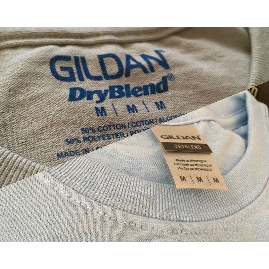 ภาพหน้าปกสินค้าGILDAN DryBlend Crew 50/50 5.6 oz -1 เสื้อยืดคอกลมคละสี / สินค้านำเข้า Made in Nicaragua - Honduras จากร้าน fruitoftheloom.official บน Shopee
