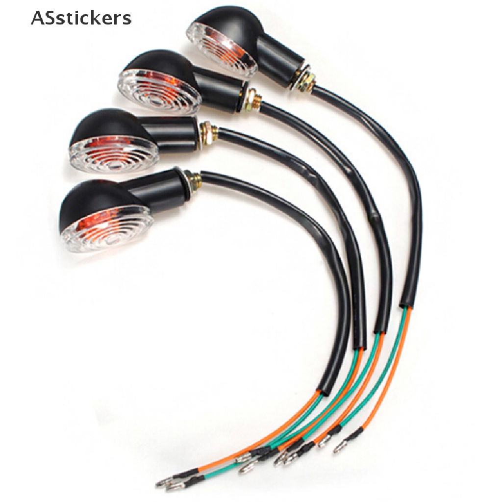 asstickers-ไฟเลี้ยว-led-12v-10w-สีเหลืองอําพัน-สําหรับรถจักรยานยนต์