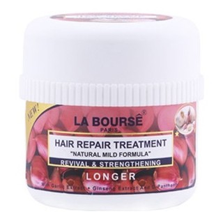 🔥โปรค่าส่ง25บาท🔥La Bourse Hair Repair Treatment 400 g. ลาบูสส์ แฮร์ รีแพร์ ทรีทเม้นท์ (สูตรสารสกัดจากกระเทียม)
