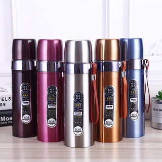 กระบอกน้ำ สแตนเลสเก็บอุณหภูมิ ขนาด 500 ml   กระบอกใส่น้ำเก็บอุณหภูมิ Stainless Steel Vacuum Flask Keep heat - cool