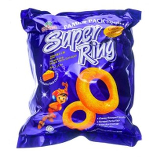 Super Ring ขนมชีสรสชาติเข้มข้น (1 ห่อมี 8 ซองย่อย)