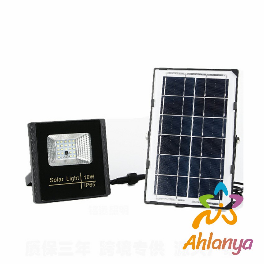ahlanya-ไฟถนนเซ็นเซอร์แสงอาทิตย์-led-โคมไฟโซล่าเซล-กำลังไฟฟ้า-10w-solar-sensor-light