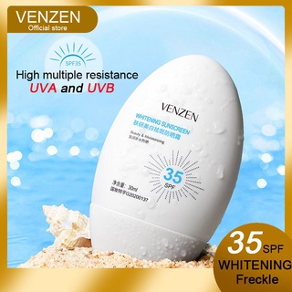 ครีมกันแดด SPF35  VENZEN Whitening Sunscreen 30ml.