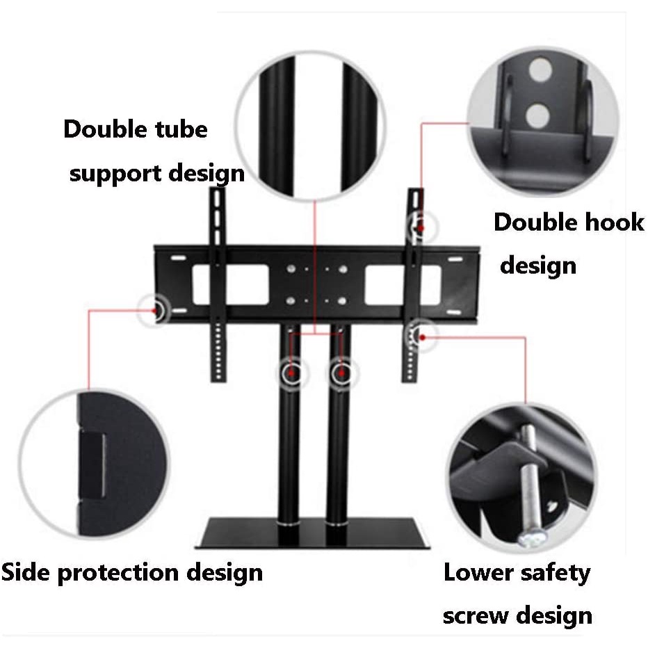 ขาตั้งทีวี-40-70-นิ้ว-ขาตั้งทีวี-ขาตั้งจอโทรทัศน์-ขาแขวนทีวี-ขายึดทีวี-ขายึดจอ-ฐานกระจก-ขาตั้งทีวีแบบตั้งโต๊ะtv-stand