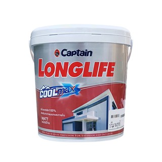 สีน้ำทาภายนอก LONGLIFE COOLMAX BASE C ด้าน 2.5GL สีนํ้าทาภายนอกและภายใน LONGLIFE COOLMAX ผลิตจากกาวอะครีลิคแท้ผสมสาร Sup