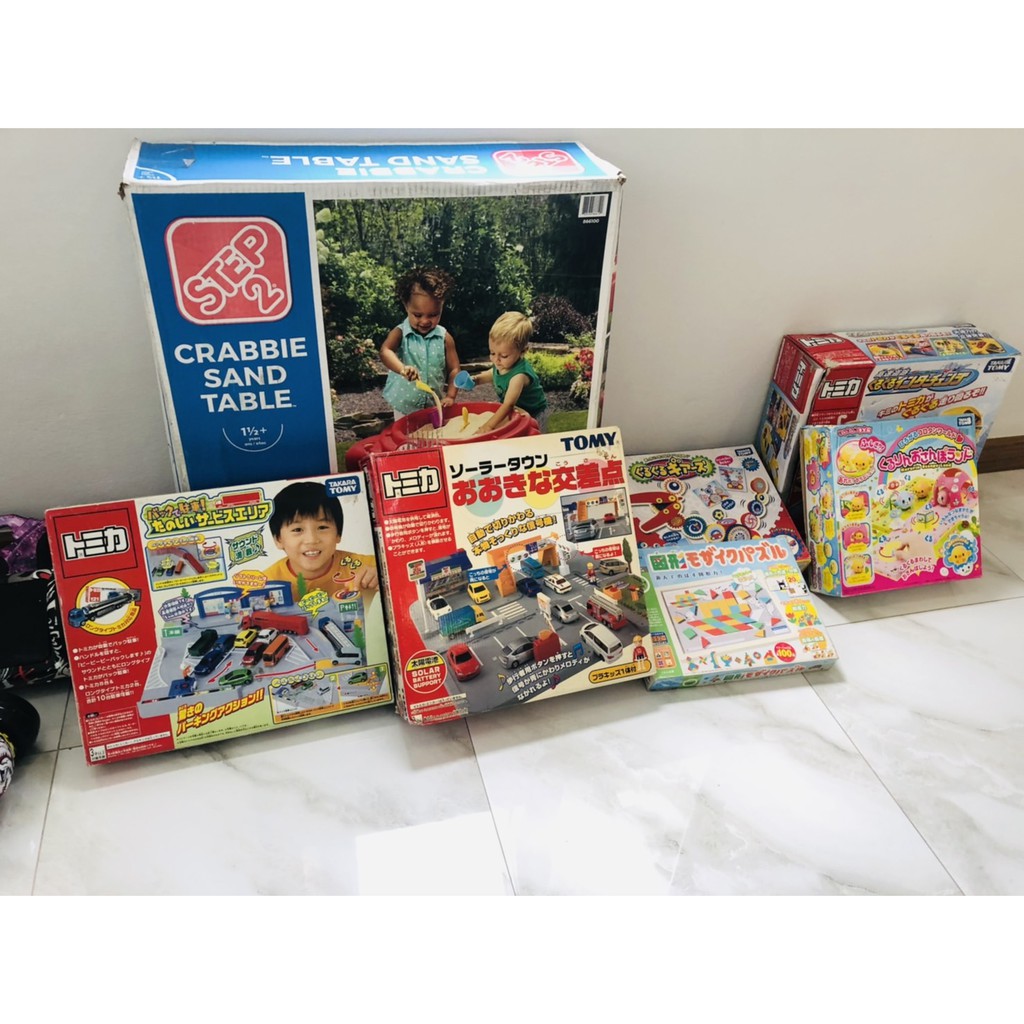 ชุดรางรถ-รางรถไฟ-tomy-tomica-มือสองตู้ญี่ปุ่น-มีหลายแบบให้เลือก