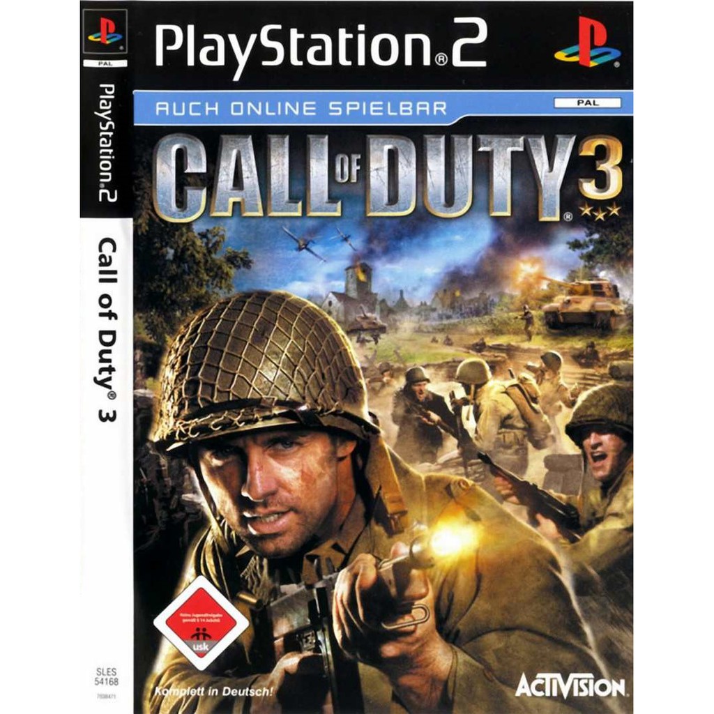 แผ่นเกมส์ Call of Duty 3 PS2 Playstation2 คุณภาพสูง ราคาถูก | Shopee ...