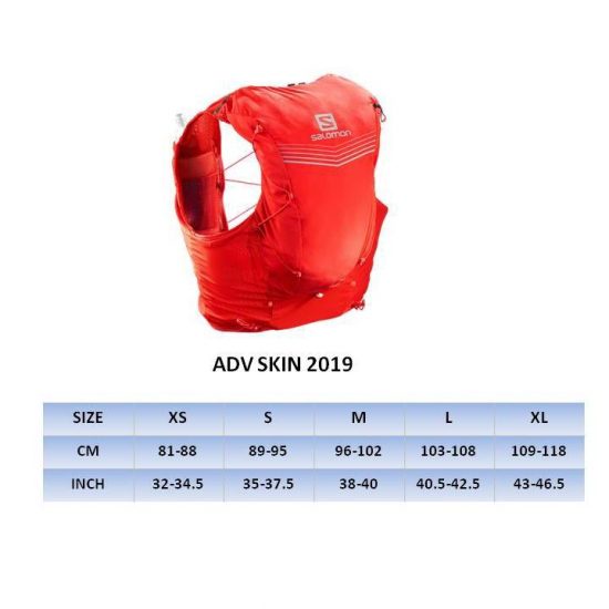 Salomon ADV Skin 5 SET 2019 เป้น้ำวิ่งเทรล น้ำหนักเบา จุได้มากถึง 5 ลิตร |  Shopee Thailand