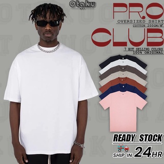 เสือยืดผู้ชาย - Pro Club แรงบันดาลใจ Tshirt สําหรับผู้ชายขนาดใหญ่ Unisex ผ้าฝ้ายคอกลมเสื้อยืดธรรมดา