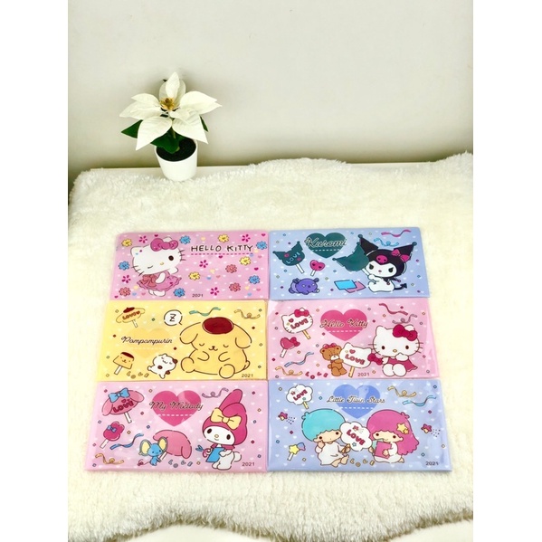 พร้อมส่ง-ซองเก็บแมส-ใส่ได้2ชิ้น-มี6ลายน่ารักๆ