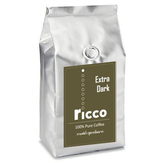 เมล็ดกาแฟคั่ว Ricco Extradark Coffee - ขนาดบรรจุ 500g