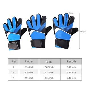 ภาพขนาดย่อของภาพหน้าปกสินค้าHot 1 Pair Gloves Protective Anti-Collision Faux Leather Children Goalkeeper Gloves for Football Game จากร้าน b_january402.th บน Shopee