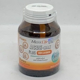 ภาพหน้าปกสินค้าACDE-MAX Plus Bioflavonoid vitamin A,D,E 30 capsules วิตามินรวม เอ ซี ดี อี แก้อาการเพลีย เหนื่อย และอาการลองโควิด ที่เกี่ยวข้อง