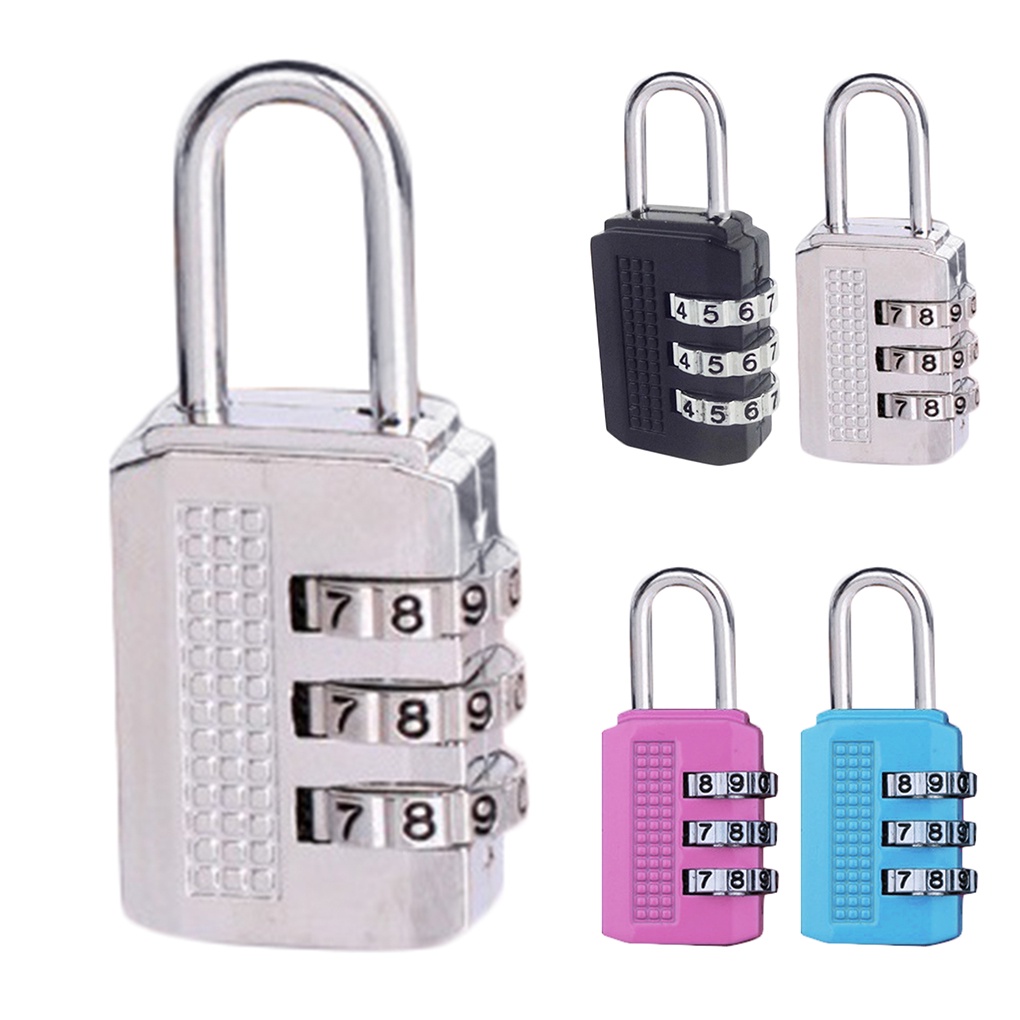 biho-3-digit-combination-password-lock-zinc-alloy-security-lock-suitcase-luggage-coded-lock-cabinet-locker-padlock