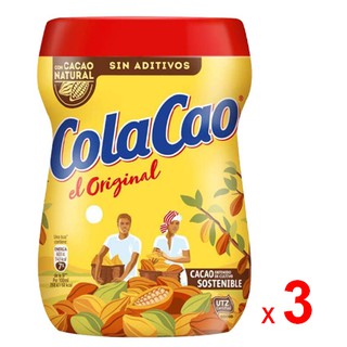 COLACAO เครื่องดื่มโกโก้ชนิดผง โกลา เกา ออริจินัล อุดมไปด้วยสารต้านอนุมูลอิสระฟลาโวนอยด์ ชุดละ 3 กระป๋อง กระป๋องละ 390 ก