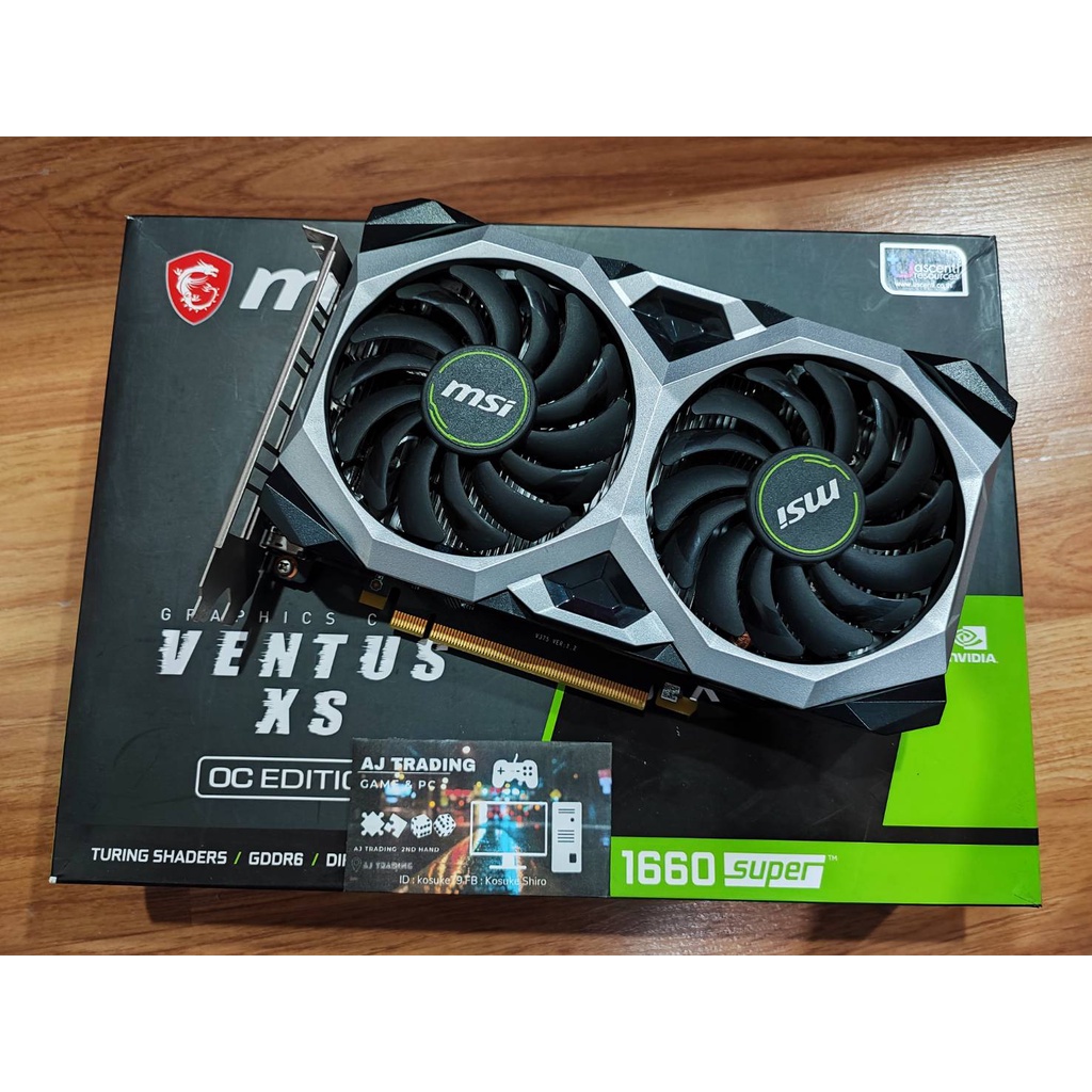 GTX 1660 Super MSI VENTUS XS OC EDITION ประกัน Ascenti มือสอง ผ่อน 0% ...