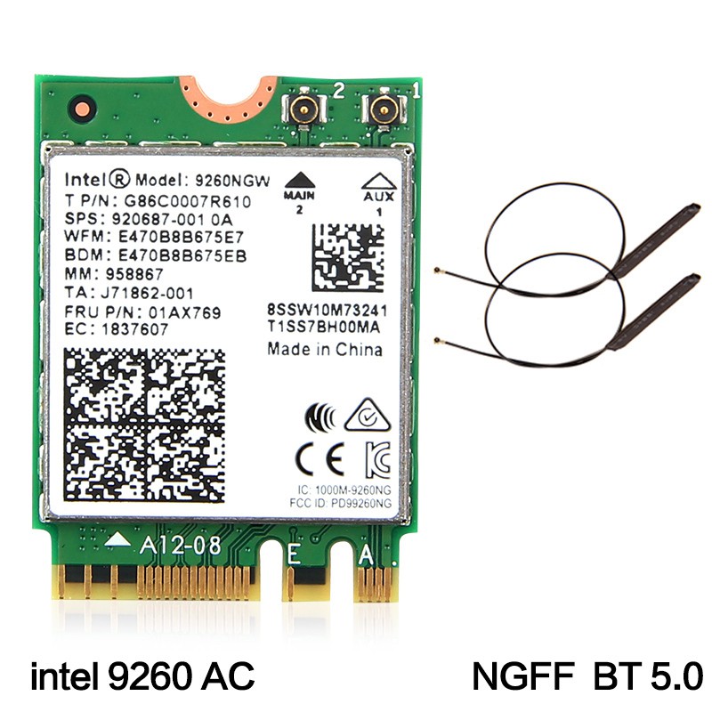 Intel 9260 Ngw Ngff 802 . 802 11ac การ์ดหน่วยความจํา Zjt | Shopee Thailand