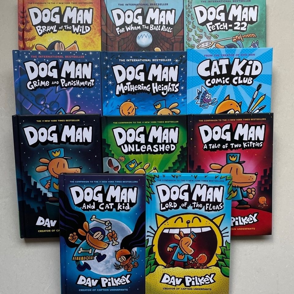 หนังสือภาพภาษาอังกฤษเรื่องdog-man1-11-เล่ม-1-11-english-students-book-dog-man