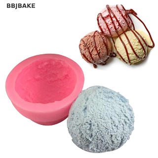 [cxFSBAKE] Ice Cream Ball Making Silicone Mold Fondant DIY Decorating Mould  KCB