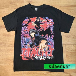 Uchiha Itachi Naruto DTG digital printer (direct to garment)เสื้อลายการ์ตูน เสื้อลายการ์ตูนเก่า การ์ตูนญี่ปุ่น นารูโตะ