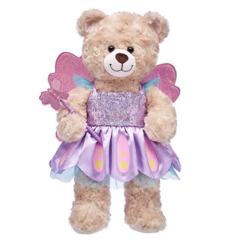 ชุดและรองเท้ามือหนึ่ง-ตุ๊กตาบิ้วอะแบร์-รุ่น-แฟรี่-build-a-bear-สินค้ามือสองสภาพดีจากอเมริกา