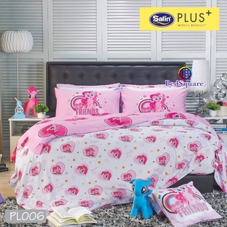 Satin Plus ชุดผ้าปูที่นอน (ไม่รวมผ้านวม) พิมพ์ลาย PL006 ลิขสิทธิ์แท้
