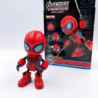 SS Toys โมเดล Superhero No.760 Superhero Avengers Battle for Earth เป็นงานพลาสติกผสมเหล็ก สัมผัสที่หัวจะมีไฟมีเสียง มี4แ