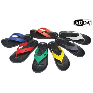Adda รองเท้าชายหูหนีบ แบบคีบ  ใส่ลำลองเดินสบายใส่ลุยน้ำ  รุ่น 13C01สีแดง  สีฟ้าสีเทา