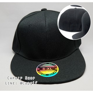 หมวกฮิปฮอปเต็มใบ HipHop Snapback Cap เต็มใบ