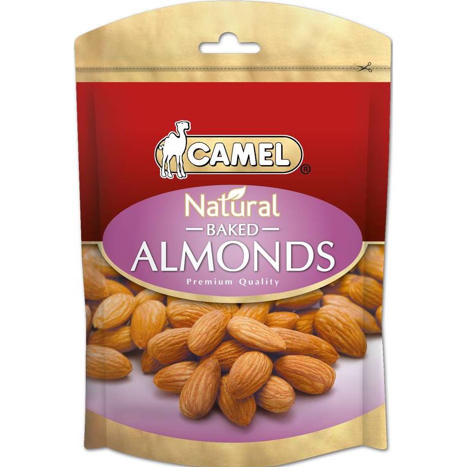 คาเมล-อัลมอนด์อบ-camel-natural-baked-almonds-150-กรัม-นำเข้าจากสิงคโปร์