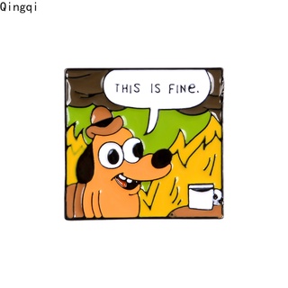 ภาพขนาดย่อของภาพหน้าปกสินค้าThis Is Fine เข็มกลัดรูปการ์ตูนสุนัขเครื่องประดับสําหรับเพื่อนเพื่อน จากร้าน qingqi.th บน Shopee ภาพที่ 8