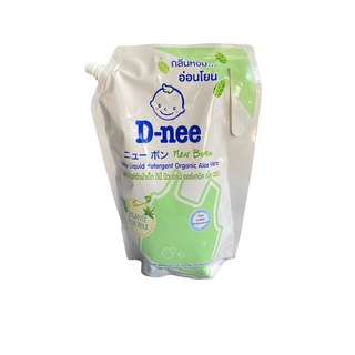 D-nee ผลิตภัณฑ์ซักผ้าเด็กดีนี่ นิวบอร์น ออร์แกนิค อโล เวร่า 1400 มล.สีเขียว