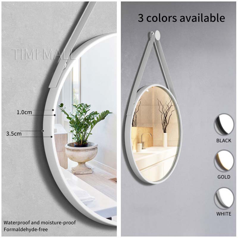 กระจกห้องน้ำ-40-50-60cm-กระจกกลม-bathroom-round-mirror