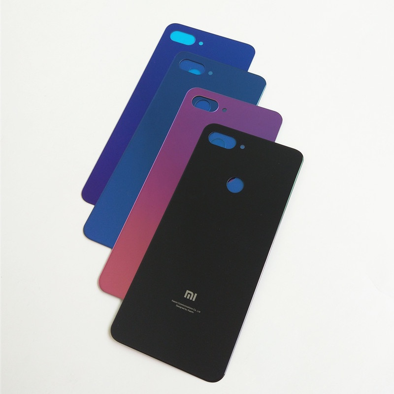 xiaomi-mi-8-lite-ฝาหลังแบตเตอรี่-ฝาหลังกระจก-เปลี่ยนได้-สําหรับ-mi8-lite-ฝาหลังแบตเตอรี่-พร้อมกาว