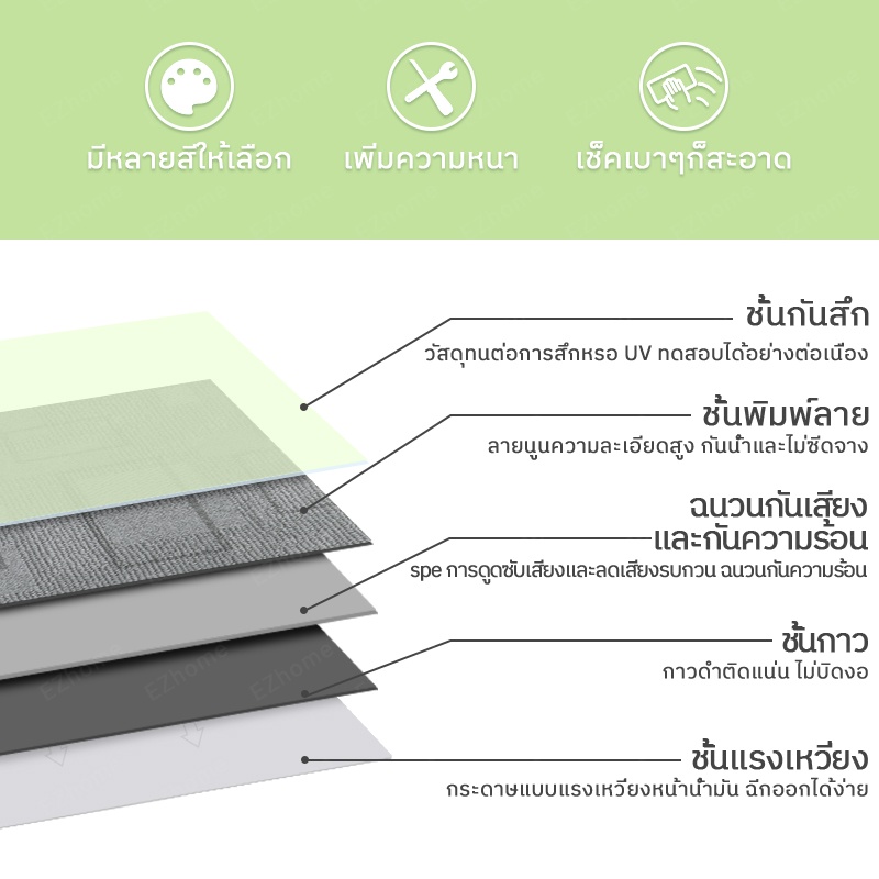 13แผ่น-31-31cm-ติดพื้น-แผ่นปูพื้น-กาวในตัว-กระเบื้องยางลายหินอ่อน-ปูพื้นห้องนอนพร้อมส่ง-ติดตั้งง่าย-ปูพื้นห้องนอน-ถูกที