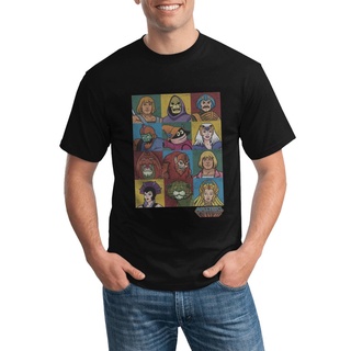 เสื้อยืดโอเวอร์ไซส์เสื้อยืดคอกลม พิมพ์ลายตัวอักษร Masters Of The Universe He-Man หลายสี สําหรับผู้ชายS-4XL