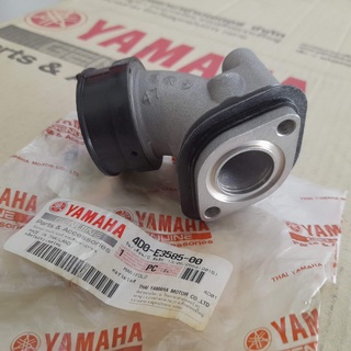 4D0E358500 แป้นคาบิว ท่อยางหน้าแปลน FINO ท่อร่วมไอดี แท้ 4D0-E3585-00 YAMAHA