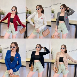 Dzaishop💕 เสื้อคลุมคาร์ดิแกน Cardigan ลาย PLAY 12สี พร้อมส่งเลยจ้า เสื้อคลุมไหมพรมแขนยาว เสื้อแขนยาว ยอดฮิต ของนักศึกษา