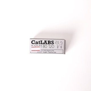 CatLABS Black and White Film iso 80/120 ฟิล์มขาวดำ แคทแล็บขนาด 120 (EXP 10/2021)
