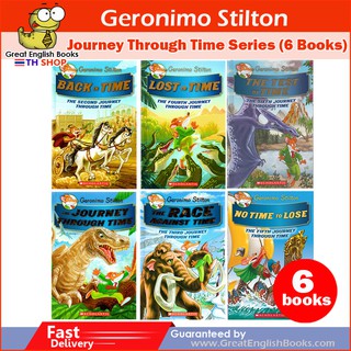 พร้อมส่ง (ชุด 6/7เล่ม) Geronimo Stilton Journey Through Time Series (6 Books) ปกแข็ง กระดาษมันอย่างดี จาก Scholastic