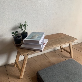 โต๊ะพับไม้สัก ขนาดตามสั่ง 60x100x35 cm