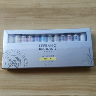 สีน้ำมันเลอฟรัง Lefranc Bourgeois(Extra - fine)oil เกรดอาติส ชุด 12 สี