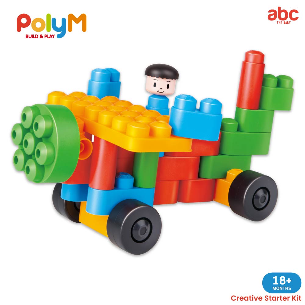 poly-m-ของเล่นตัวต่อ-ชุดเริ่มต้น-creative-starter-kit-25-pcs-สำหรับเด็ก-18-เดือนขึ้นไป