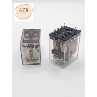 สต๊อกไทย omron LY2  12v 24v 220v ac dc ขาแหลมลงปริ้น ส่งทุกวัน